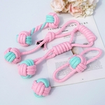 Coton-chien-corde-jouet-noeud-chiot-m-cher-jouets-de-dentition-nettoyage-des-dents-animal-balle