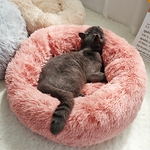 Lit-rond-en-peluche-pour-chat-canap-Long-pour-chiens-et-chats-niche-d-int-rieur