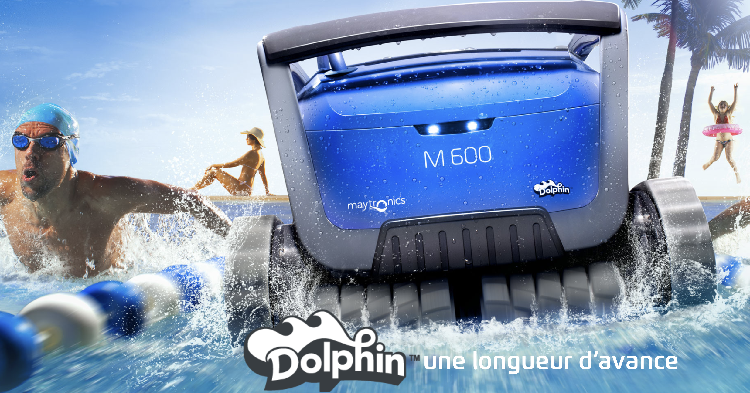 DOLPHIN Robot de piscine fond et parois - Maytronics - La Poste