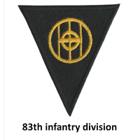 Patch Insigne 83th Infantry Division US ARMY