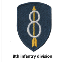 Patch Insigne 8th Infantry Division US ARMY