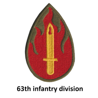 Patch Insigne 63th Infantry Division US ARMY