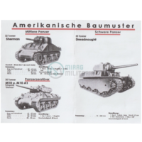 Réplique livret dépliant Der Panzerfahrzeuge England-Amerika