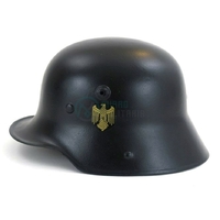 Casque Stahlhelm M16 Wehrmacht Kriegsmarine NOIR Réplique