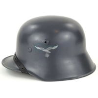Casque Stahlhelm M18 Wehrmacht Luftwaffe BLAUGRAU Réplique