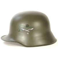 Casque Stahlhelm M18 Wehrmacht Luftwaffe FELDGRAU Réplique