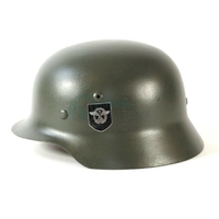 Casque Stahlhelm M40 Feldgendarmerie Ordnungspolizei FELDGRAU Réplique