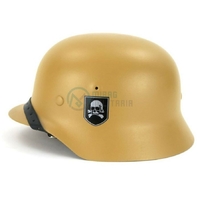 Casque Stahlhelm M40 SS TOTENKOPF DAK Afrika Korps DUNKELGELB Réplique