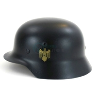 Casque Stahlhelm M40 Wehrmacht Kriegsmarine NOIR Réplique
