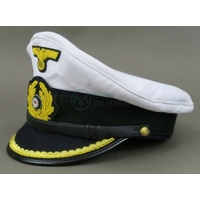 Casquette officier Kriegsmarine LEUTNANT / KAPITANLEUTNANT U-BOAT REPRO