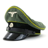 Casquette de sous-officier de cavalerie Waffen-SS Schirmmütze REPRO
