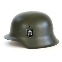 Casque Stahlhelm M42 SS TOTENKOPF FELDGRAU Réplique