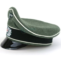 Casquette d'officier d'infanterie Wehrmacht Heer Schirmmütze REPRO