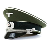 Casquette d'officier d'infanterie Wehrmacht Heer Schirmmütze REPRO