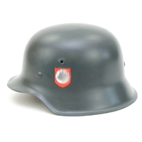 Casque Stahlhelm M42 Waffen-SS TOTENKOPF BLAUGRAU Réplique