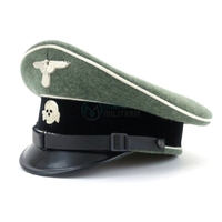 Casquette de sous-officier d'infanterie Waffen-SS Schirmmütze REPRO