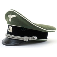 Casquette officier d'infanterie Waffen-SS Schirmmütze REPRO
