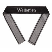 Bande de bras WALLONIEN 28e division SS WW2 REPRO