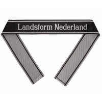Bande de bras LANDSTORM NEDERLAND 34e division SS REPRO
