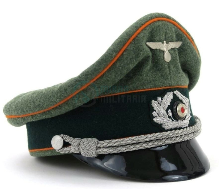 Casquette D Officier Feldgendarmerie Wehrmacht Heer Schirmmütze Repro Feldgendarmerie Polizei