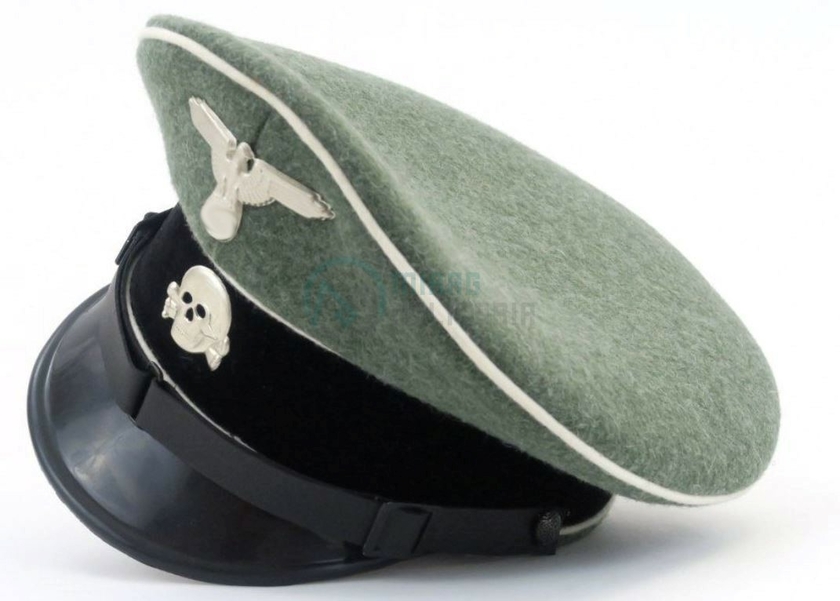 Casquette De Sous Officier D Infanterie Waffen Ss Schirmmütze Repro Waffen Ss Casquettes