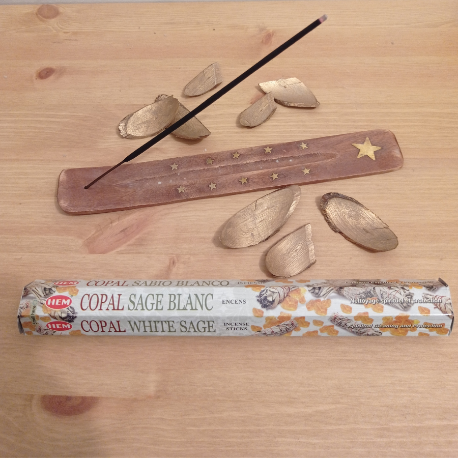 Encens sauge blanche et copal