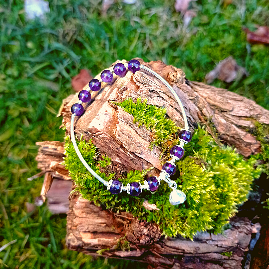 Bracelet-argent-amethyste