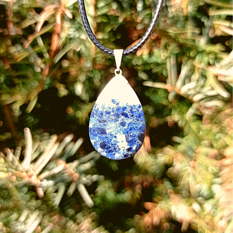 Pendentif-larme-sodalite
