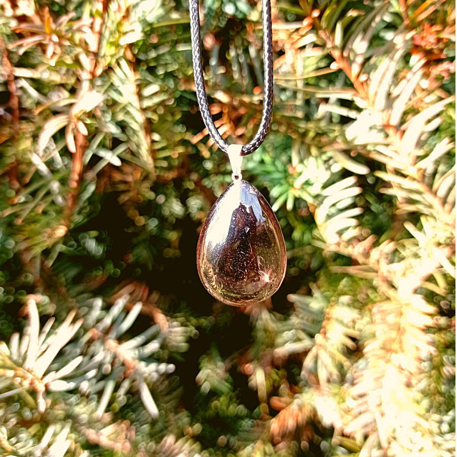 Pendentif-larme-quartz-fumé