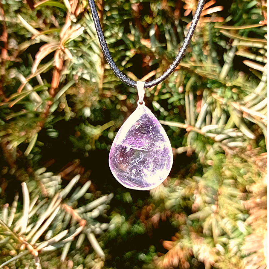 Pendentif-larme-améthyste