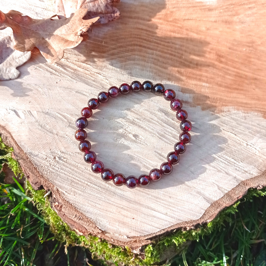 Bracelet grenat