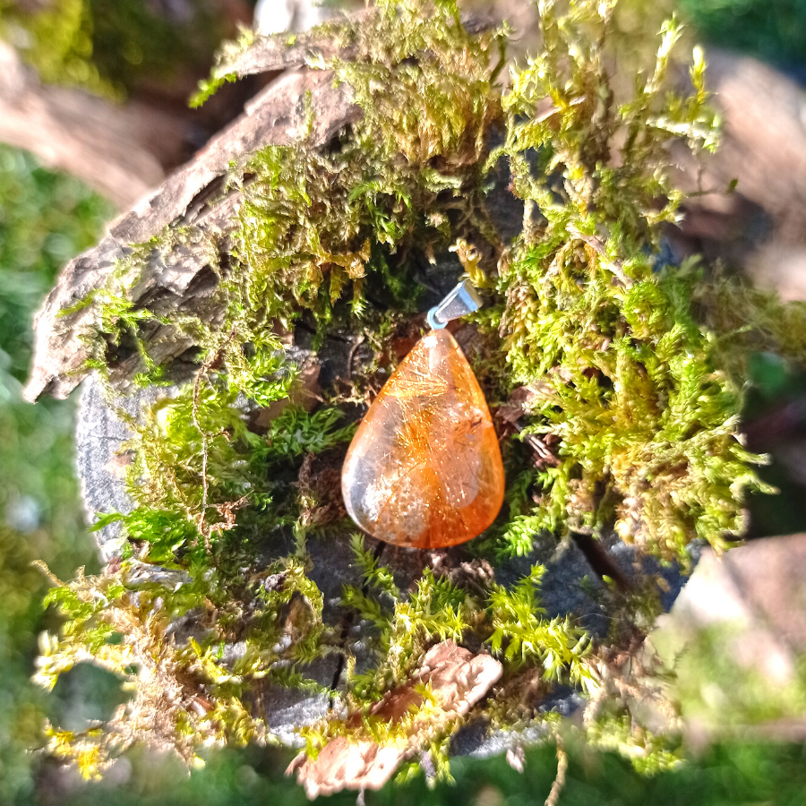 Pendentif-quartz-rutile