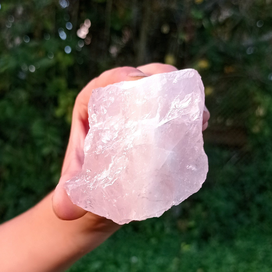 Quartz-rose-brut