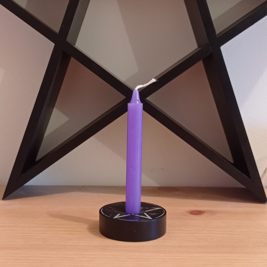 Mini cierge violet