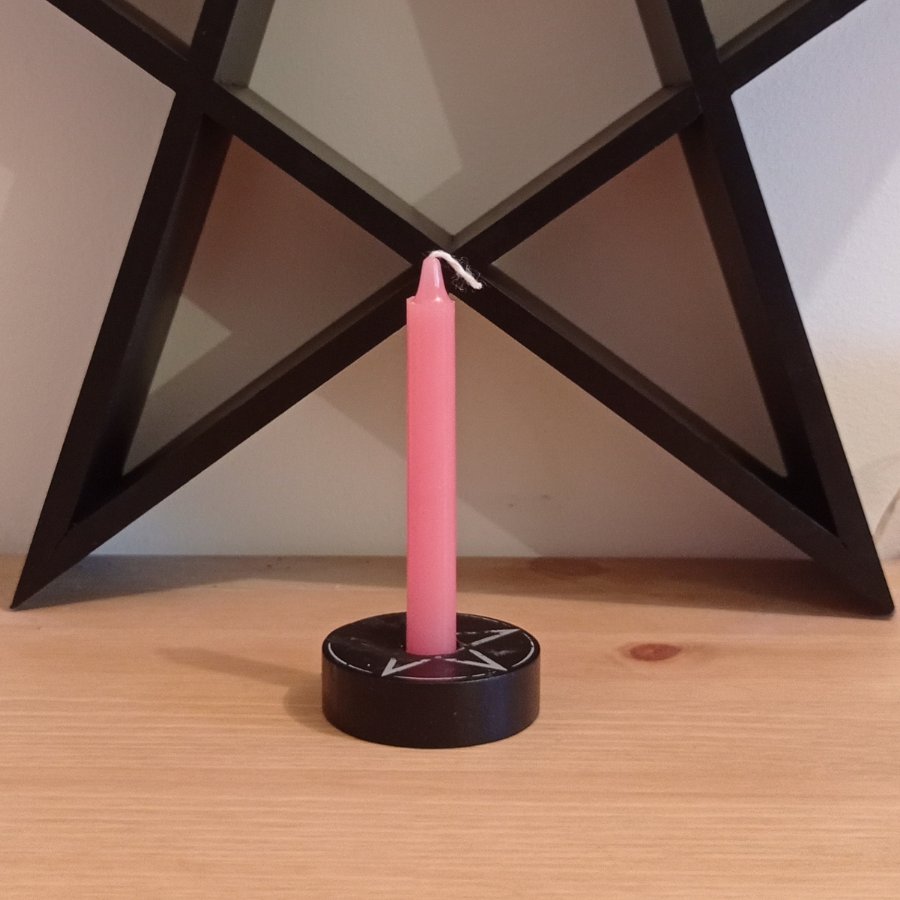 Mini cierge rose