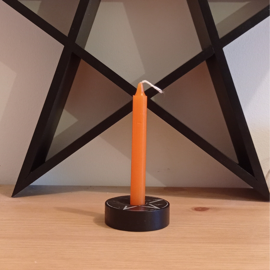 Mini cierge orange