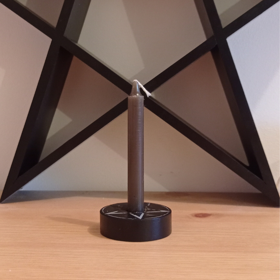 Mini cierge noir