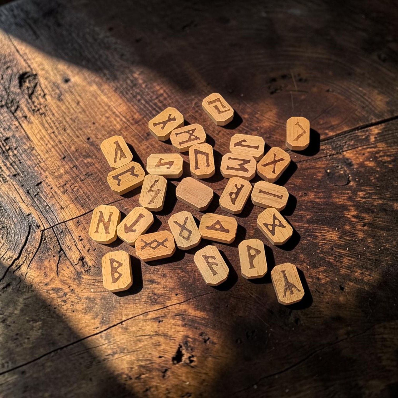 Runes en bois