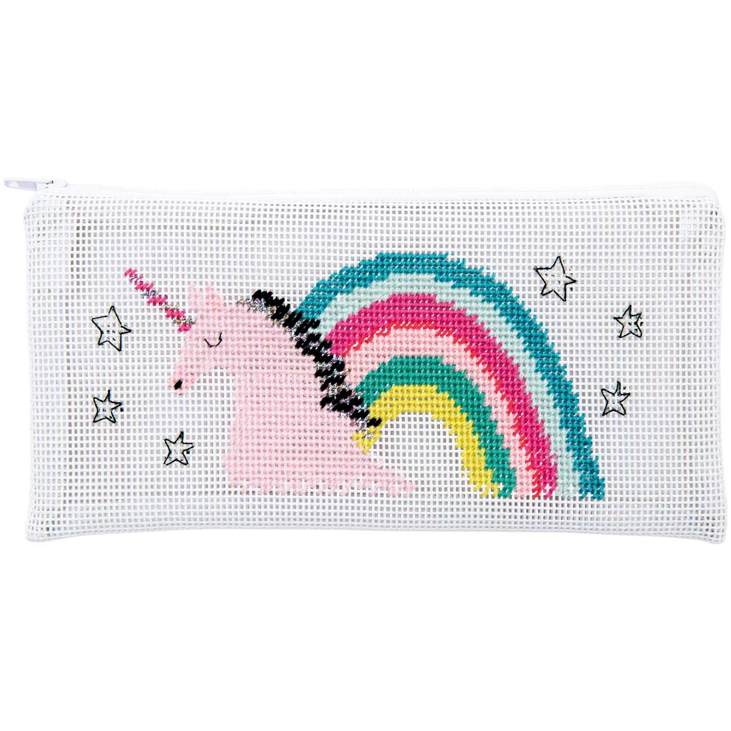 Crochet Trousse arc en ciel 