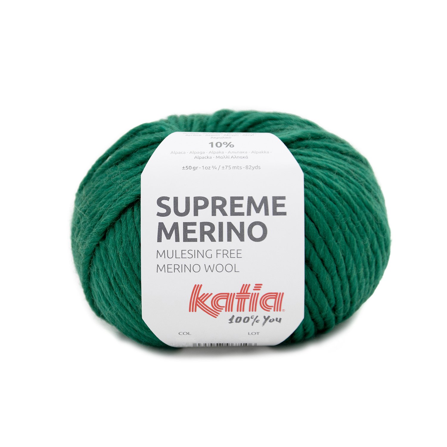 95 laine-fil-suprememerino-tricoter-acrylique-merino-alpaga-superfin-vert-brillant-automne-hiver-katia-95-fhd