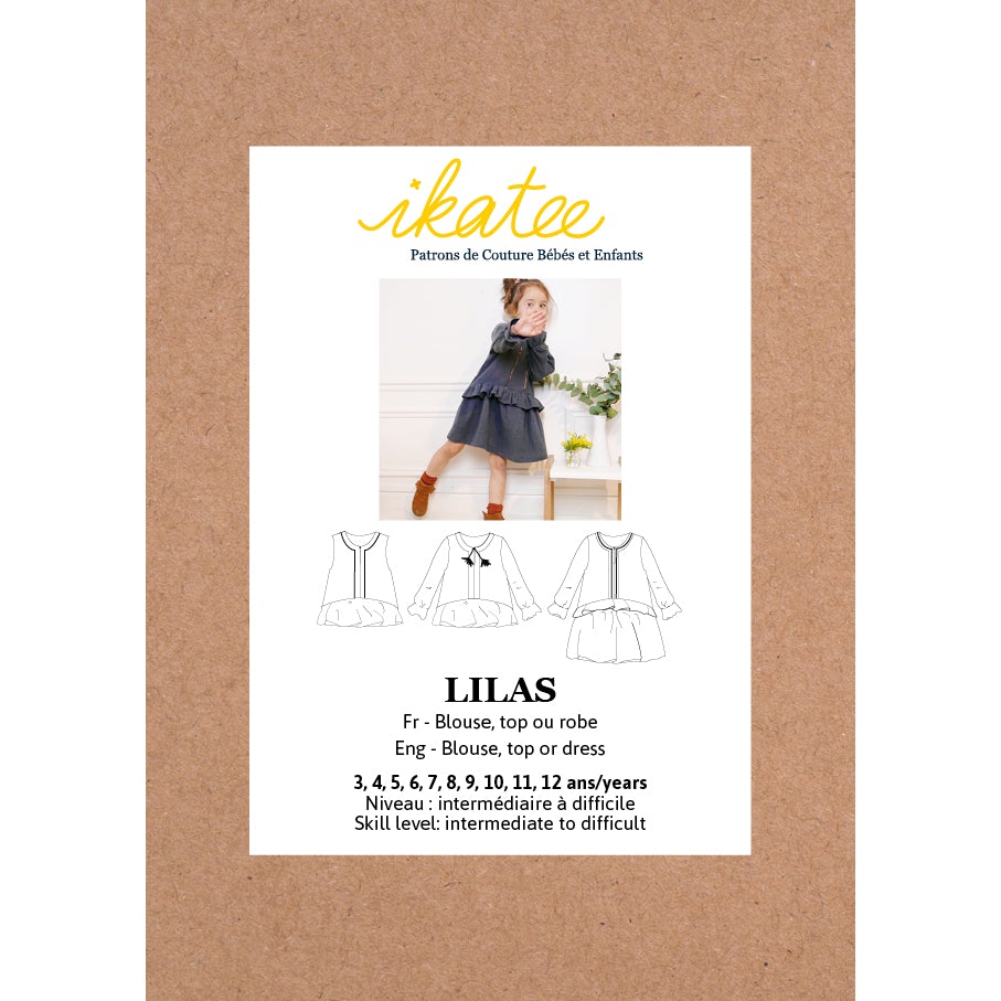 Patron Enfant Robe - Blouse Lilas