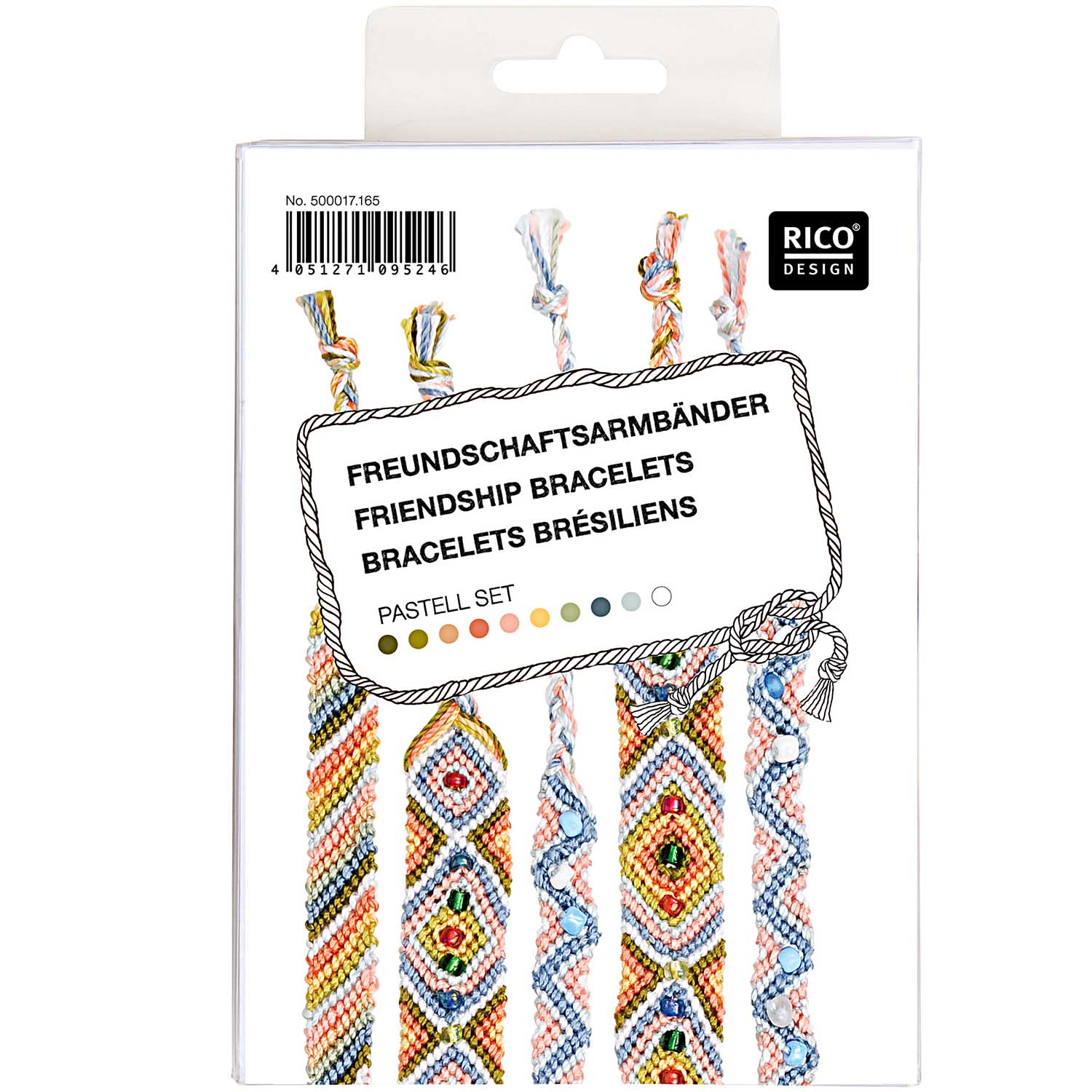 Kit Bracelet d'Amitié Bresilien Colorées pour la Fabrication de