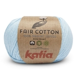 8 laine-fil-faircotton-tricoter-coton-bio-gots-bleu-ciel-clair-printemps-ete-katia-8-rc