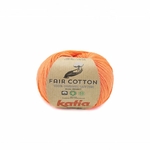 laine-fil-faircotton-tricoter-coton-bio-gots-orange-fonce-printemps-ete-katia-43-ptd