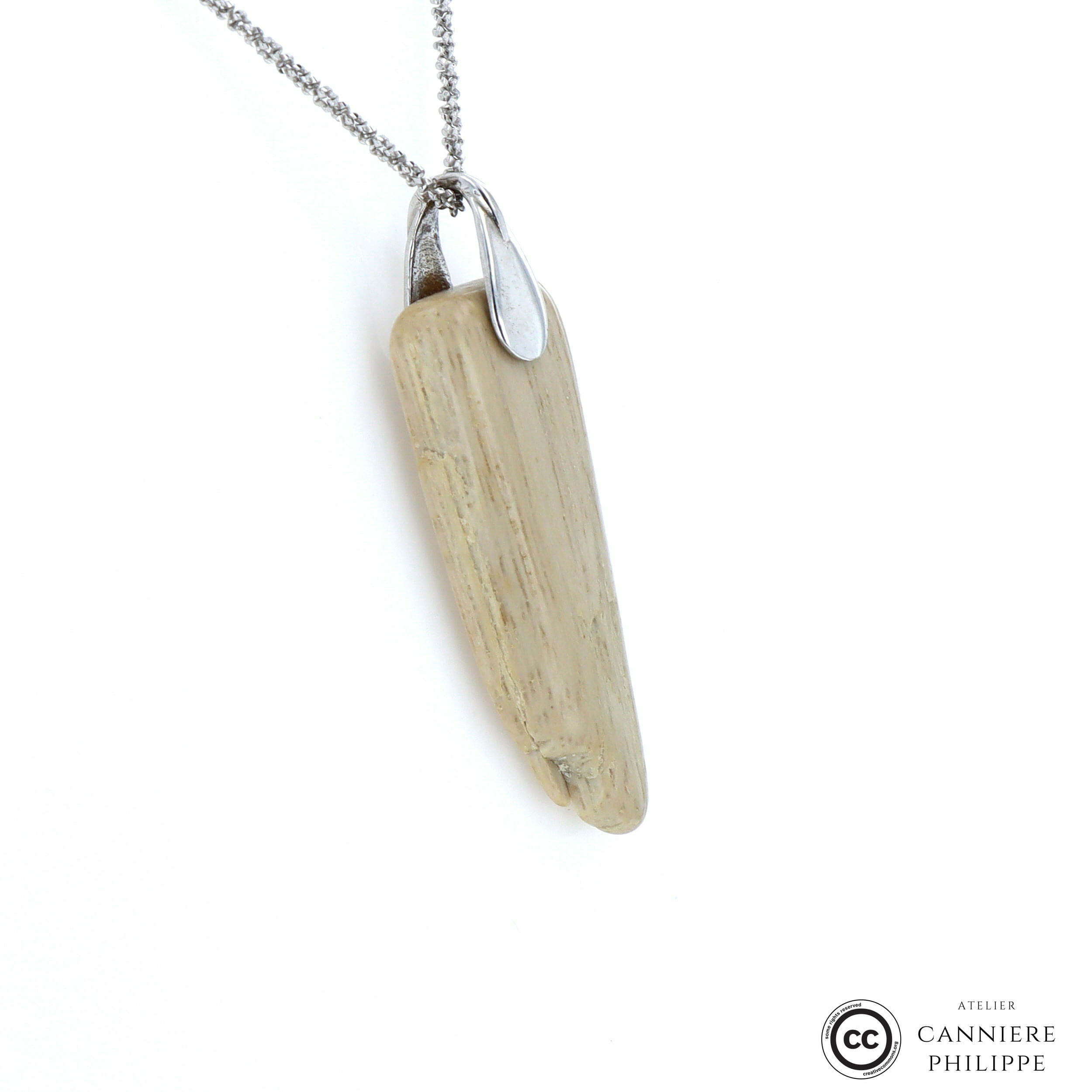 Pendentif_bois Fossilisé _201