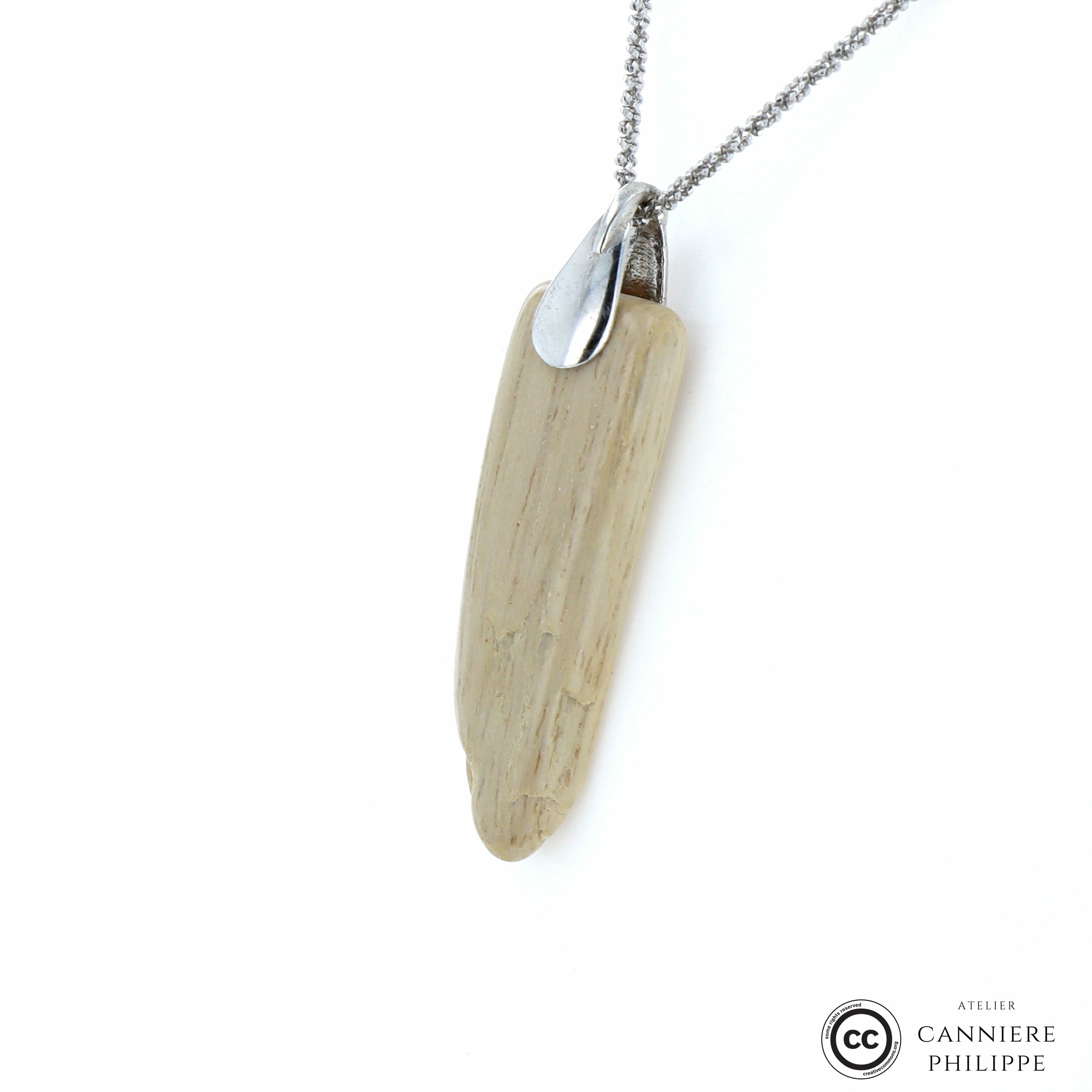 Pendentif_bois Fossilisé _205