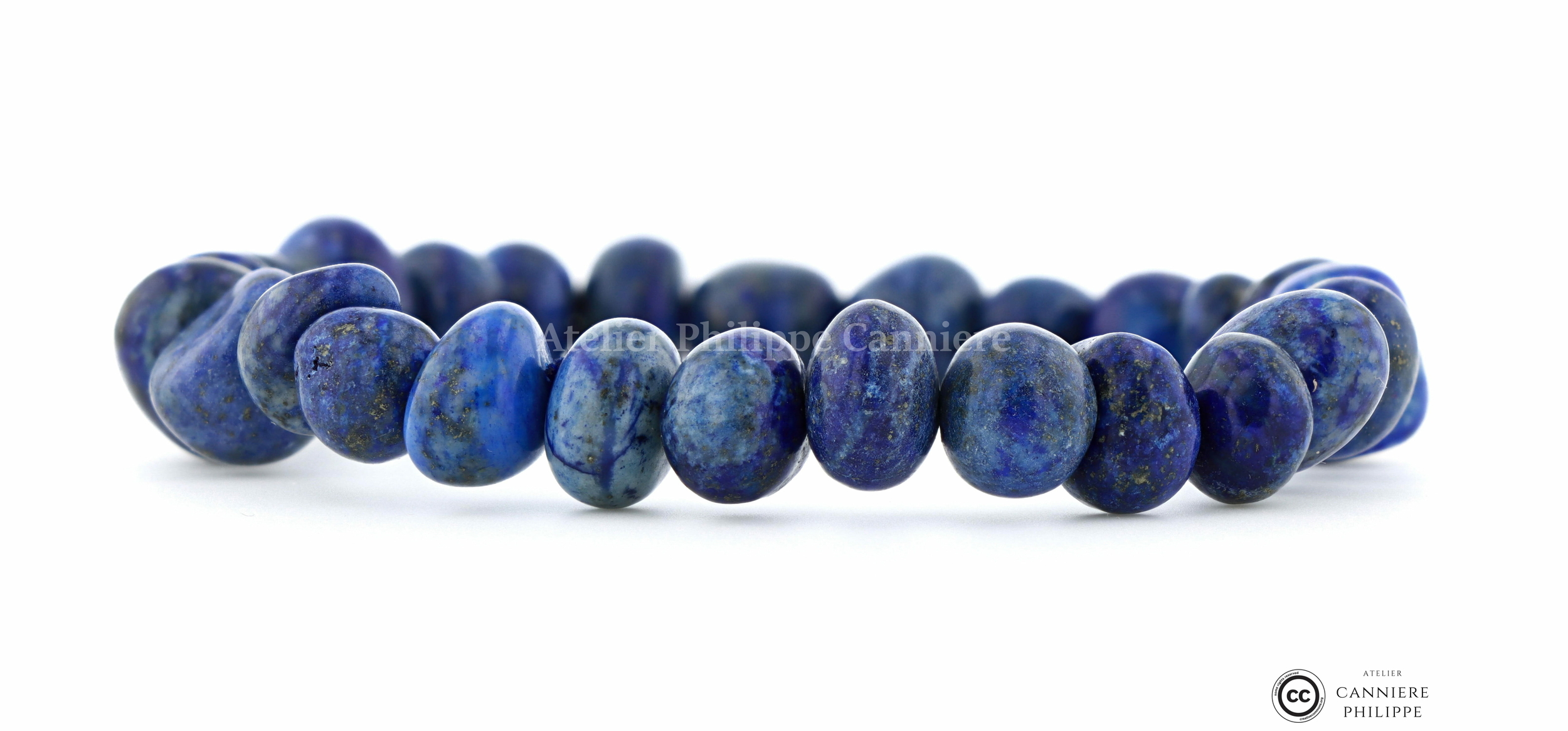 Bracelet Lapis Lazuli Gros Grain