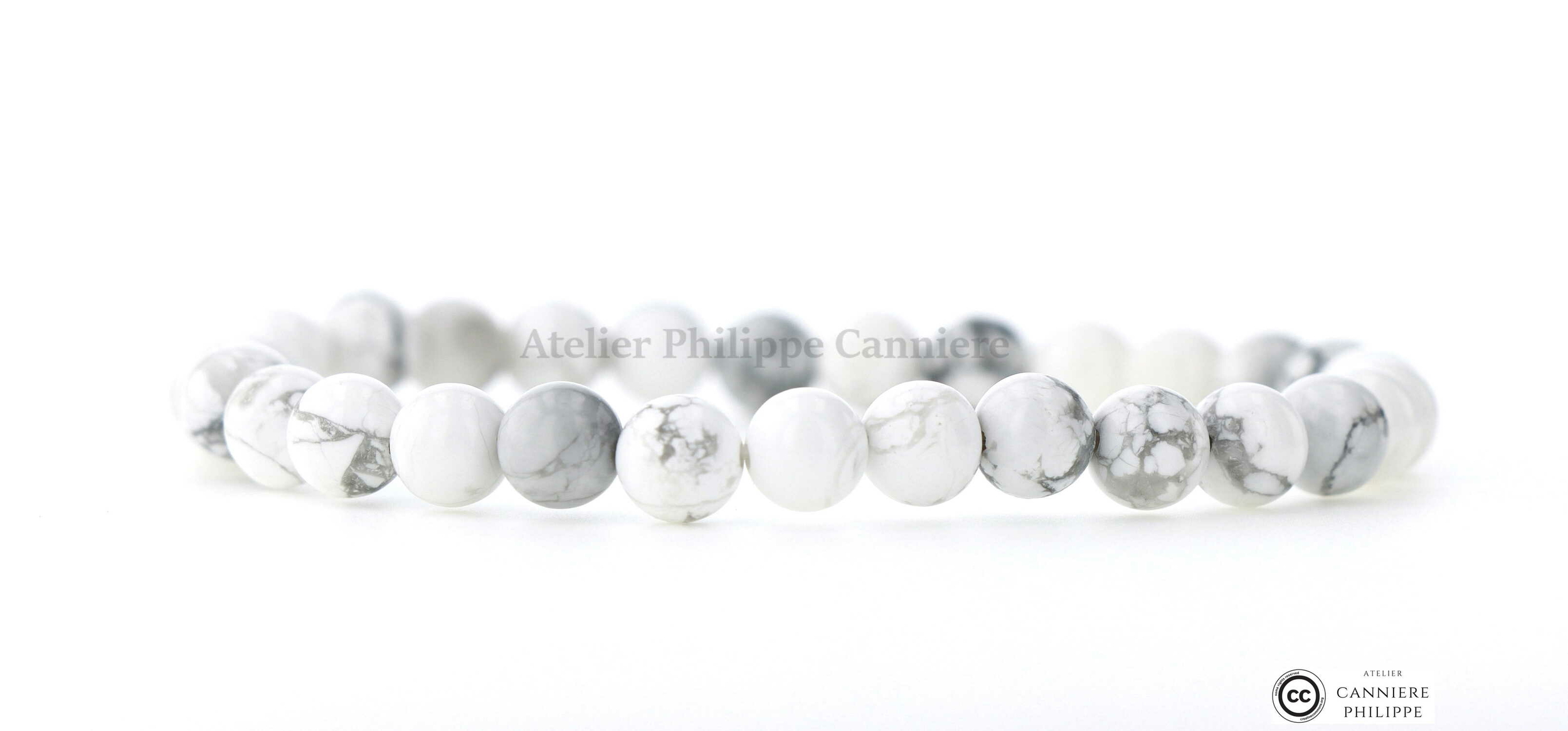 Bracelet Howlite Perle 6mm