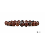 Bracelet Obsidienne Brune Perle 8mm