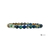 Bracelet  Azurite Malachite Perle 6mm